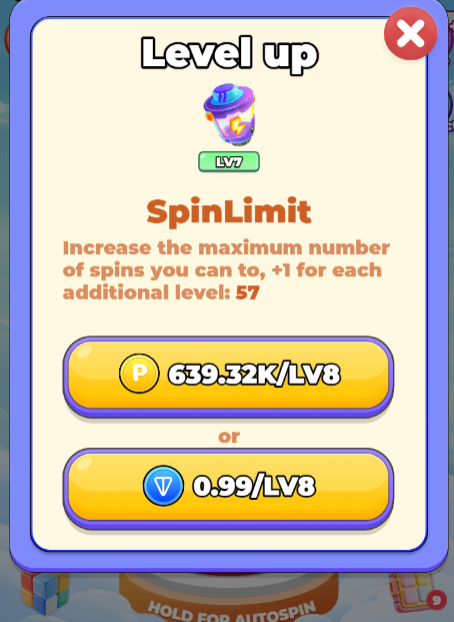 TonParty · 等级升级